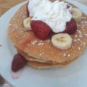 Pancake con  fresa 