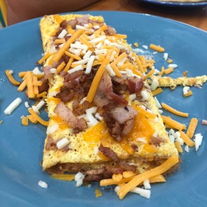 Bacon temp. Omelette