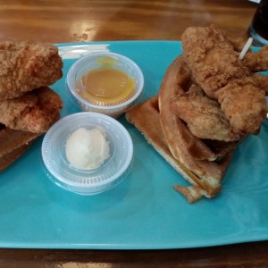 Chicken & waffles