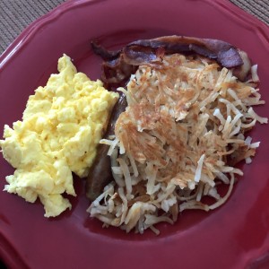 Eggs & hash brown