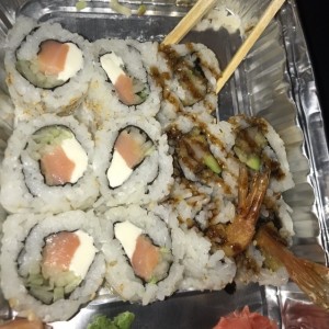 philadelphia y shrimp tempura roll