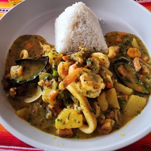 Cau cau de Mariscos