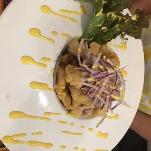 Ceviche Corvina Frito