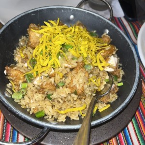 Arroz Chaufa de pescado 