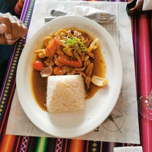 Corvina a la Chorrillana