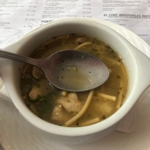 Sopa de entrada