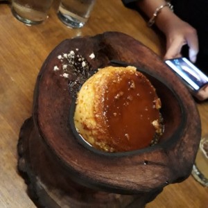 flan  de coco