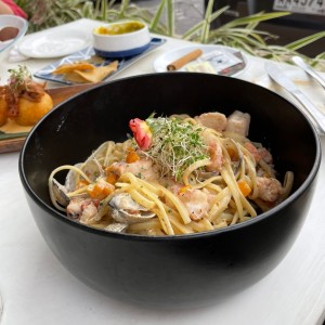 Pasta de mariscos