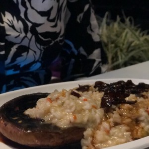 risotto de hongos