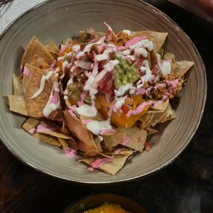 Nachos - Orden completa mixta carne y pollo