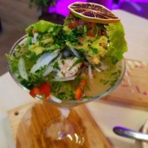 ceviche de camarones