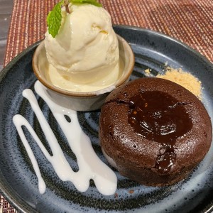 CHOCOLATE CAKE & ICE CREAM