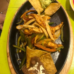 Fajitas de pollo