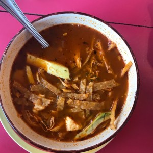 sopa de tortilla 