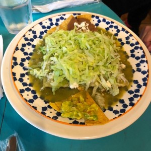 Enchiladas en Salsa Verde