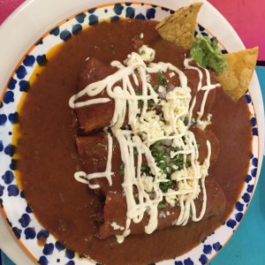 enchiladas a la frijolada 