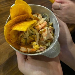 Ceviche de camarones