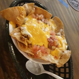 nachos de pollo