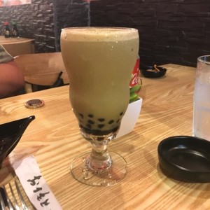 Bubble tea de matcha