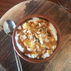 arroz con leche y coco