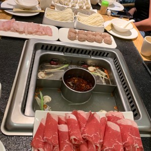 Platos para hot pot