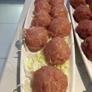 bolitas de cerdo