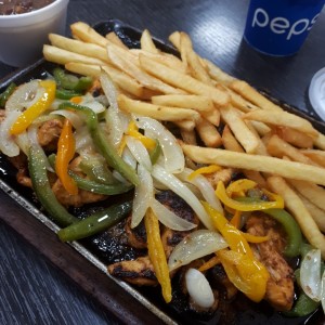 fajitas de pollo