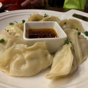 Dumplings al vapor