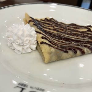 Crepe de chocolate 