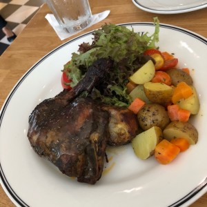 pollo rostizado en finas hierbas