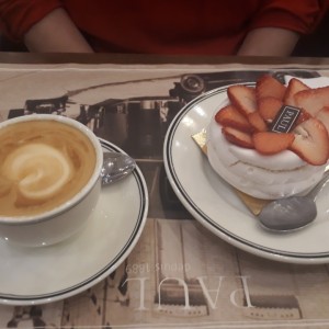 capuccino y pavlova