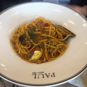 Pasta con mariscos