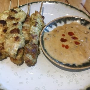 chicken with peanut sauce