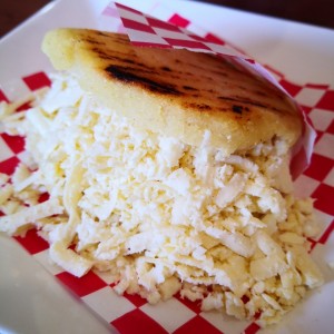 Arepa de queso blanco