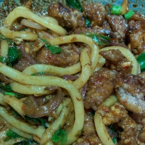 mongolian beef wok