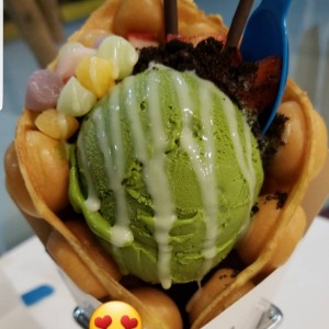 very pure matcha gelato ??