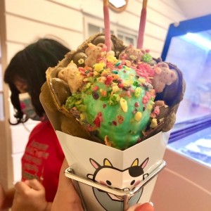 Egg Waffle - Matcha