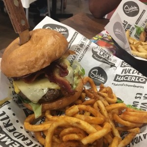 american bacon burger