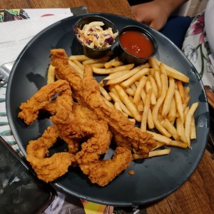 Chicken Fingers con Papas