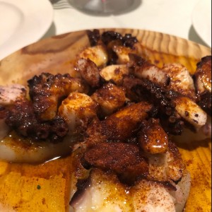 Tapa de pulpo a la gallega