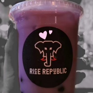 Bubble Tea Taro con Tapioca