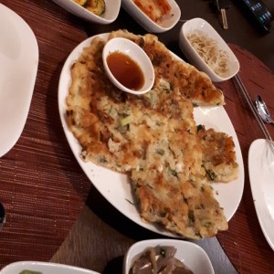 Haemul jeon - pancake de mariscos