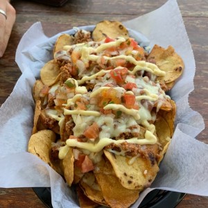 nachos con carne 