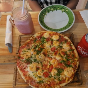 Pizza de Camarones