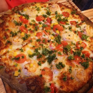 Pizza de Camarones 