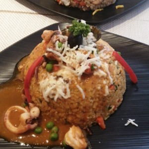 Arroz con mariscos 