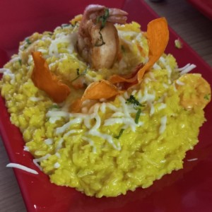 Arroz con Camarones Rico Sabor