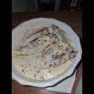 PLATOS FUERTES - Langostinos 3 Quesos