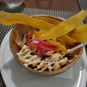 ceviche de cocodrilo