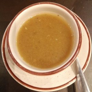 Sopa de entrada